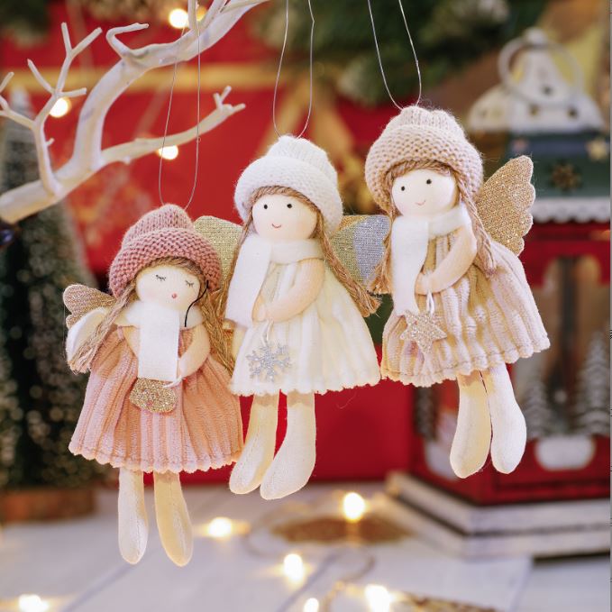 Angel Wings Doll Christmas Tree Decorative Pendant