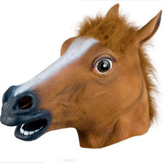 Halloween Horsehead Mask Headset