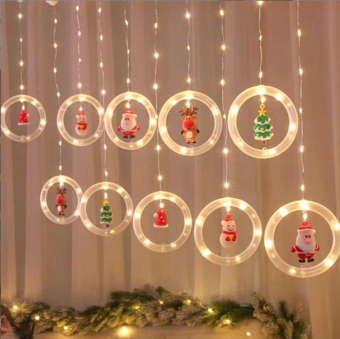 Christmas LED copper wire USB curtain light string