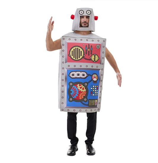 Halloween new adult robot Lego funny and fun sponge suit