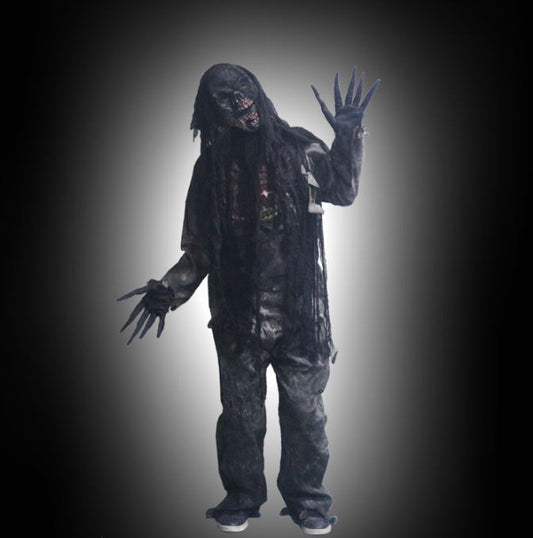 Adult Burnt Horror Halloween Zombie Headsuit