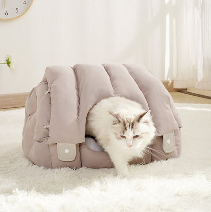 Dual purpose warm and comfortable cat and dog universal nest