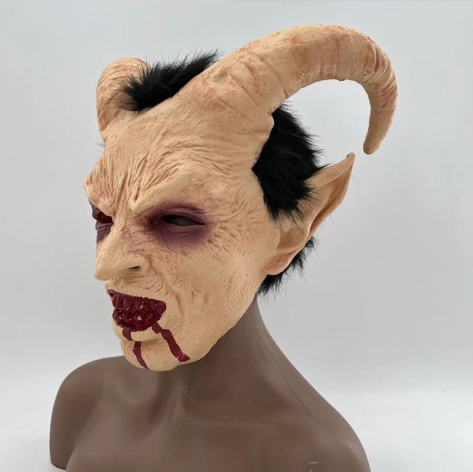 Halloween horror latex headgear Lucifer mask character mask