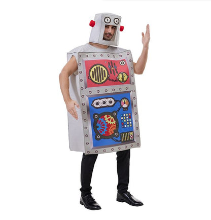 Halloween new adult robot Lego funny and fun sponge suit