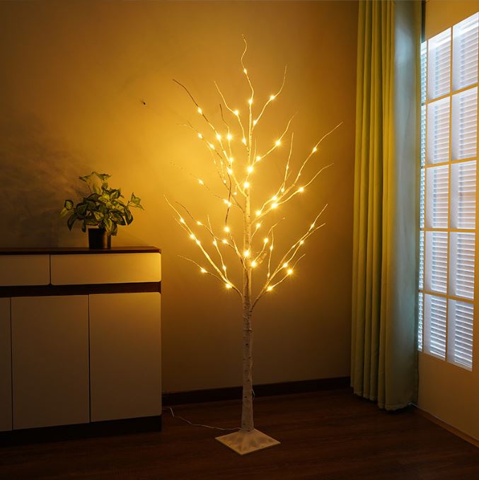 LED Birch Christmas Glowing Tree