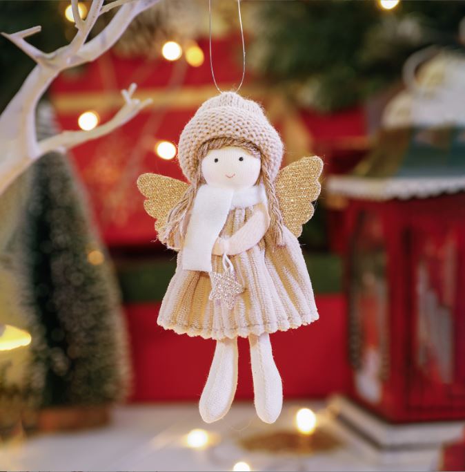 Angel Wings Doll Christmas Tree Decorative Pendant