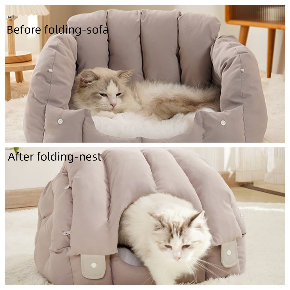 Dual purpose warm and comfortable cat and dog universal nest