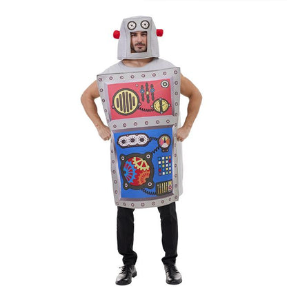 Halloween new adult robot Lego funny and fun sponge suit