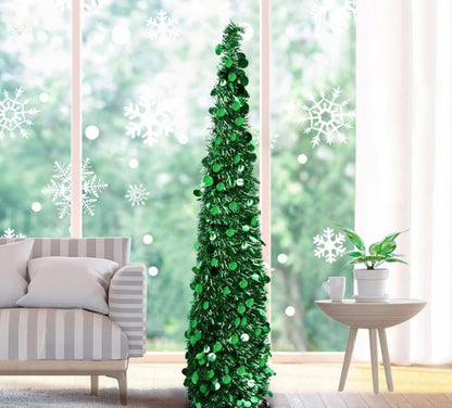 Foldable retractable Christmas tree