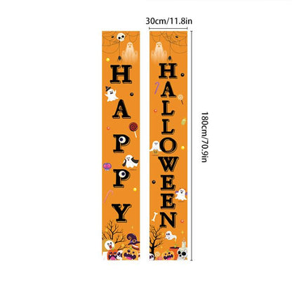 Halloween Terror Atmosphere Oxford Cloth Courtyard Hanging Flag