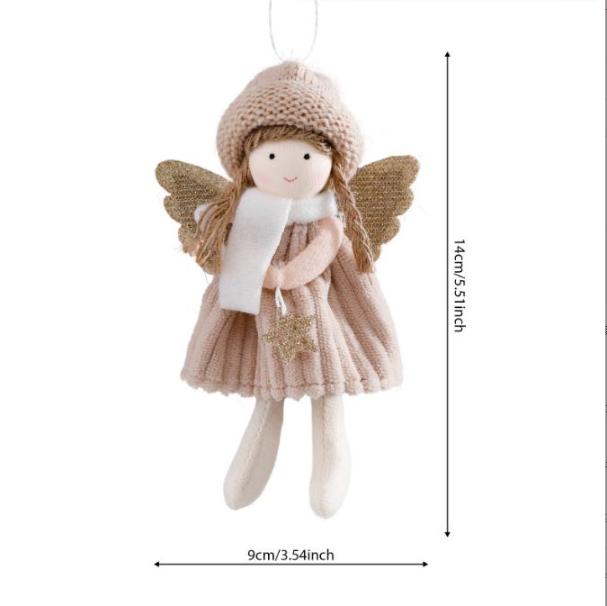 Angel Wings Doll Christmas Tree Decorative Pendant